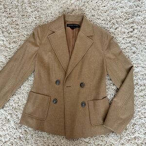 Adrienne Vitadinni Wool Blazer w/ Western Buttons